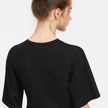 Casual Blouse With Lacing
